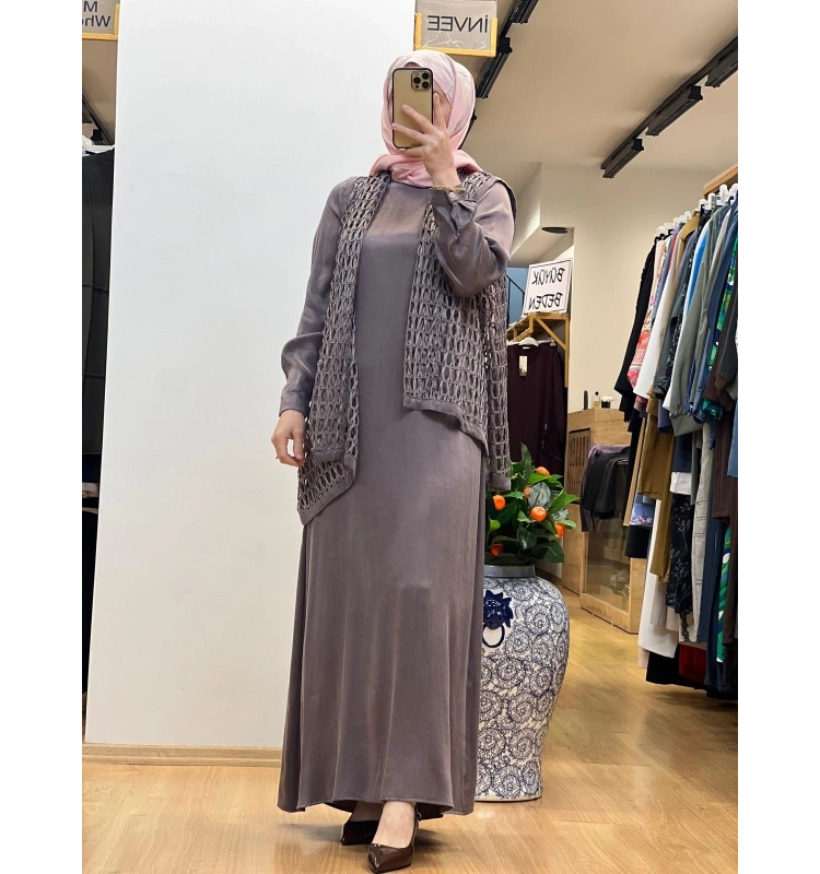 Almarwah Black Elbise 25Y-303834