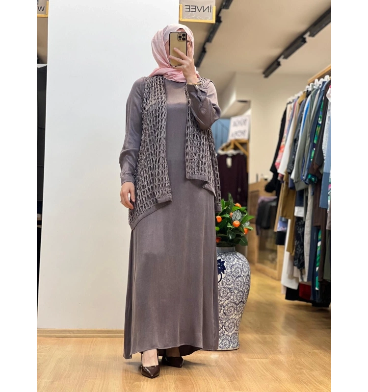 Almarwah Black Elbise 25Y-303834