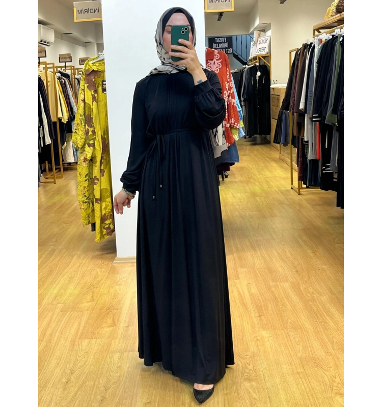 Almarwah Black Elbise T26K-303870