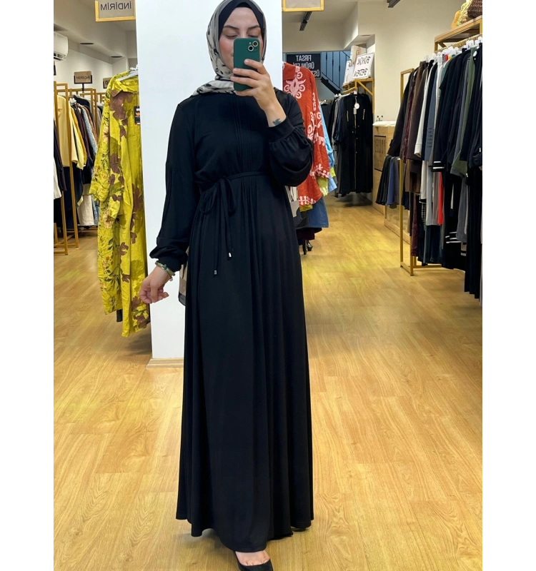 Almarwah Black Elbise T26K-303870