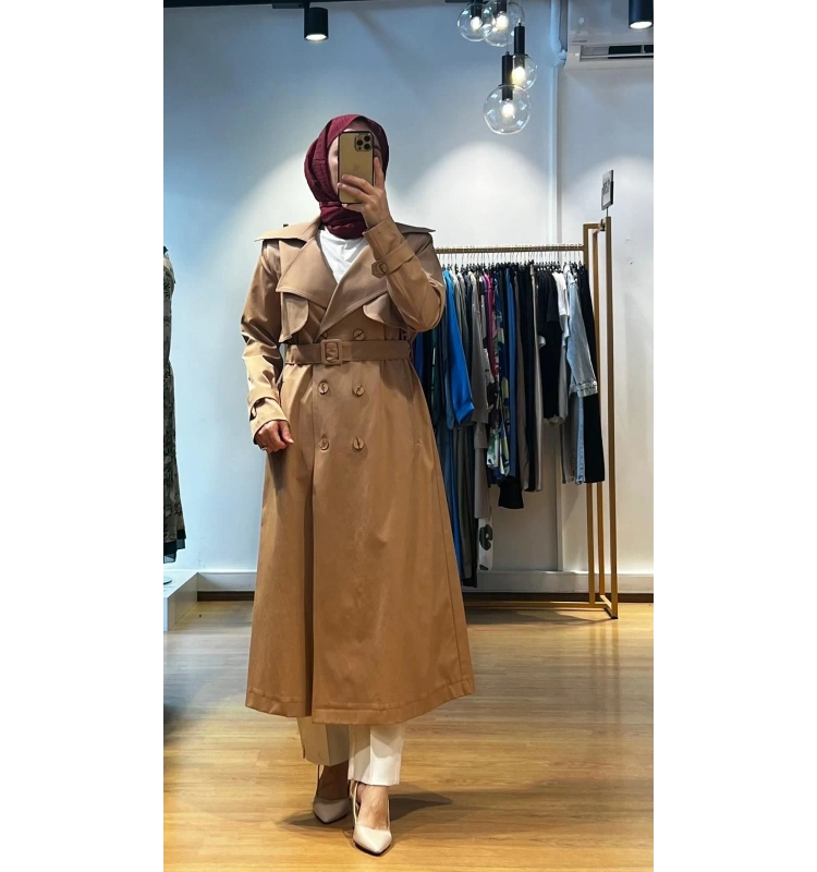 Almarwah Black Trençkot 404821