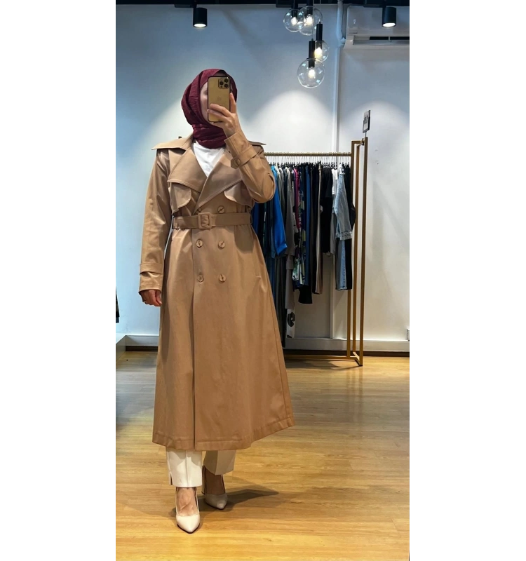 Almarwah Black Trençkot 404821