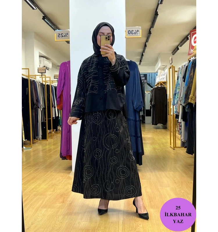 Ghisa Boncuklu Etek Takım 25Y-4670