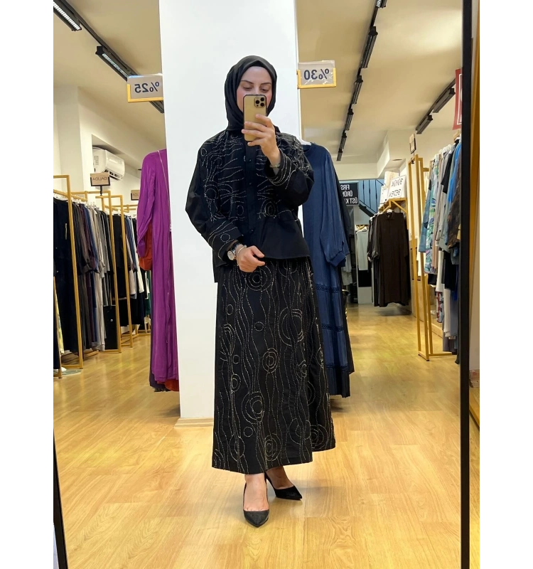 Ghisa Boncuklu Etek Takım 25Y-4670