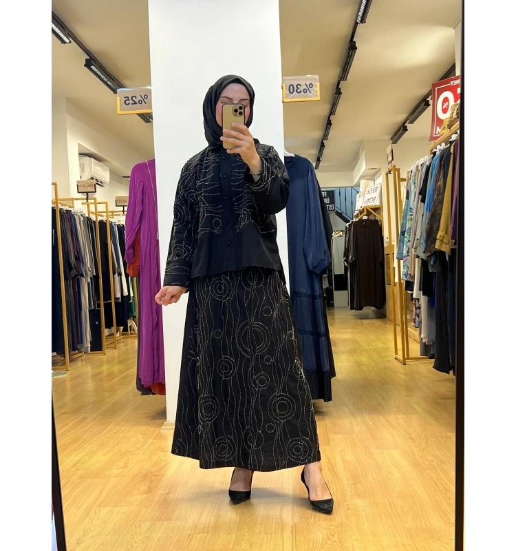 Ghisa Boncuklu Etek Takım 25Y-4670