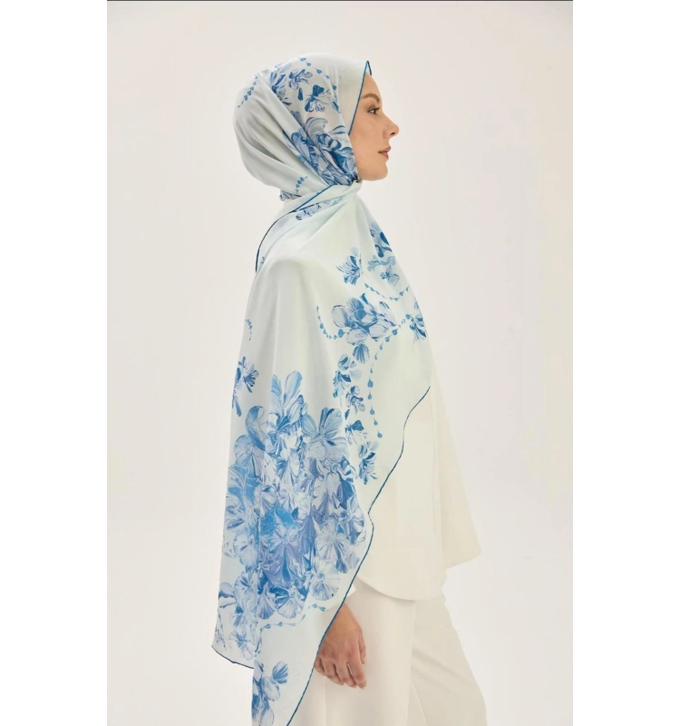 Helya Krep İpek Şal 70x190cm