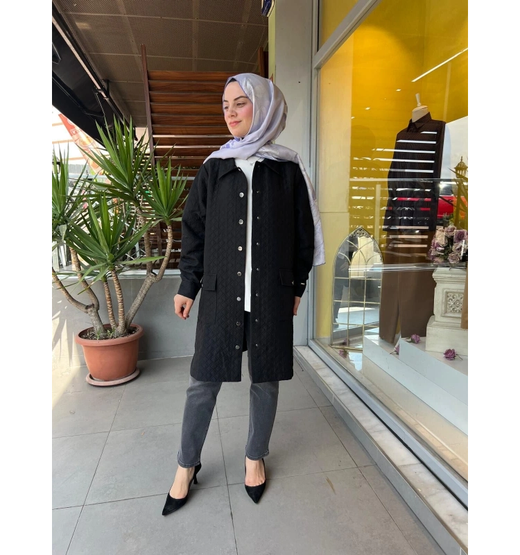 İnvee Kapitone Uzun Gömlek 6879