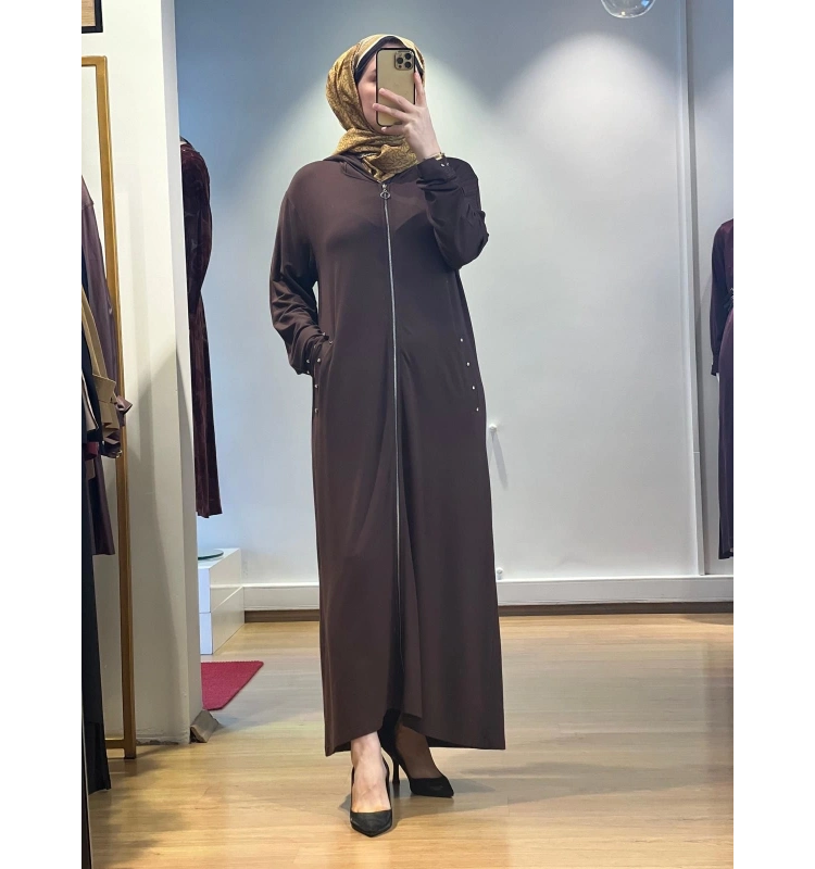 İnvee Taş Detaylı Penye Kap 6953