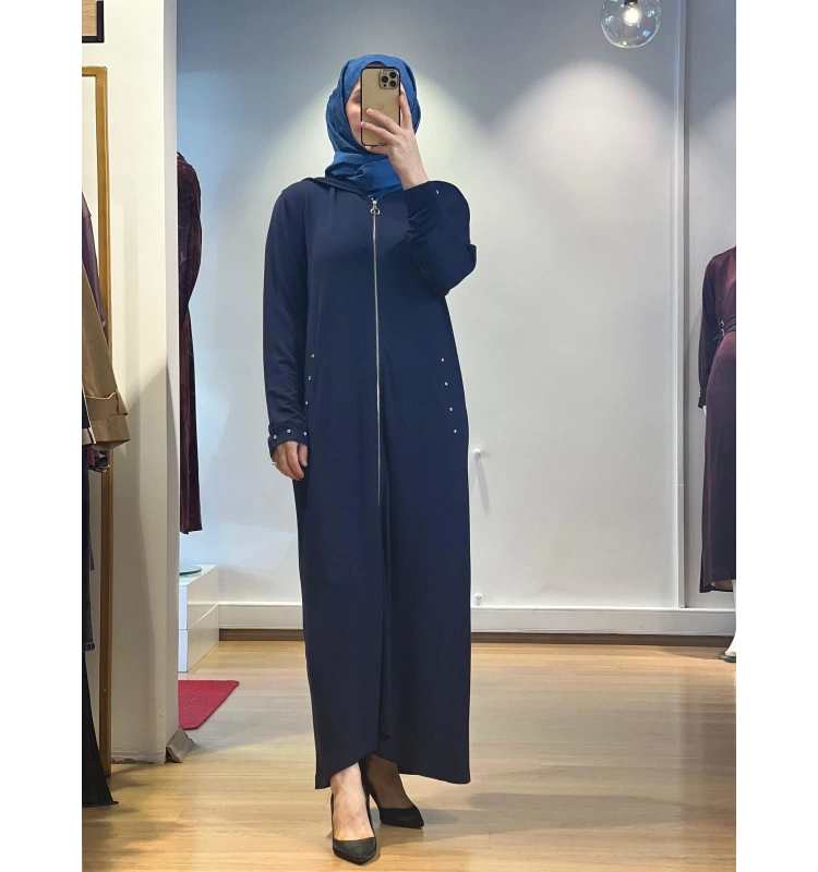 İnvee Taş Detaylı Penye Kap 6953