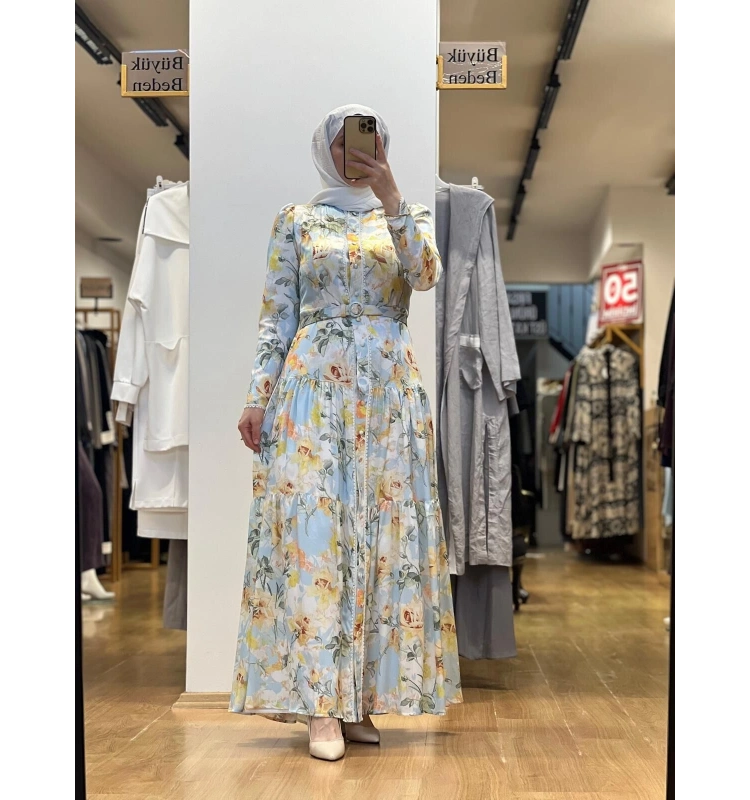 Jamıla Sarah Gülnaz Elbise SS25-3073