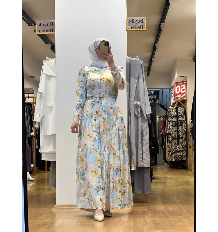 Jamıla Sarah Gülnaz Elbise SS25-3073