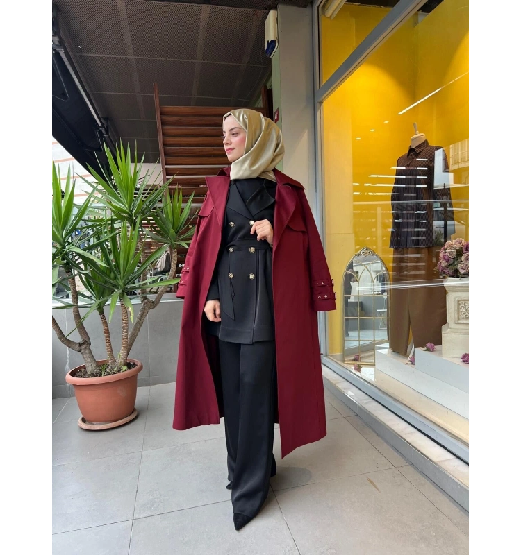 Jamıla Sarah Karmen Trenç FW26-4203