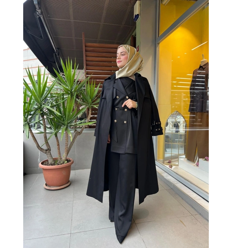 Jamıla Sarah Karmen Trenç FW26-4203