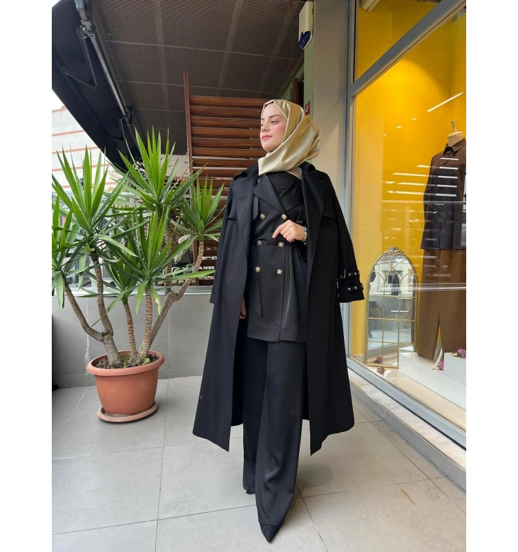 Jamıla Sarah Karmen Trenç FW26-4203