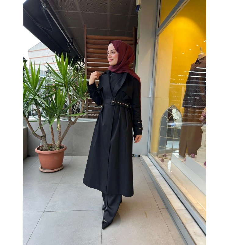 Jamıla Sarah Karmen Trenç FW26-4203