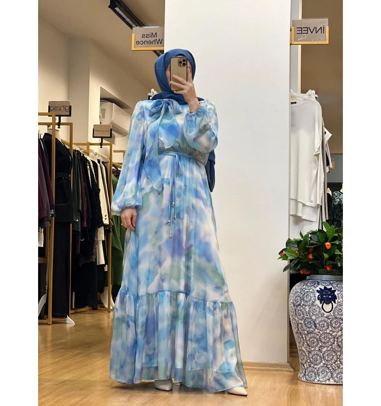 Jamıla Sarah Lale Elbise SS25-3076