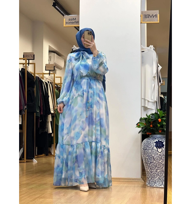 Jamıla Sarah Lale Elbise SS25-3076