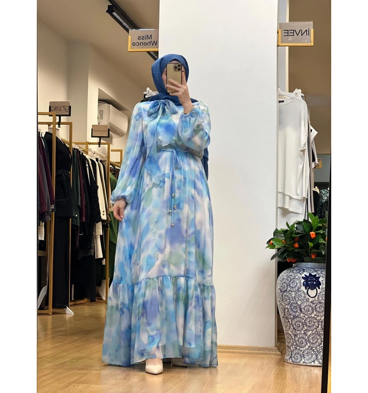 Jamıla Sarah Lale Elbise SS25-3076