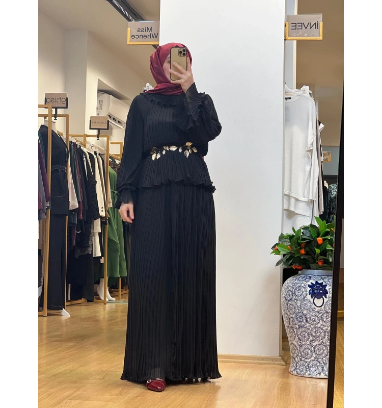 Jamıla Sarah Nefise Elbise SS25-3101