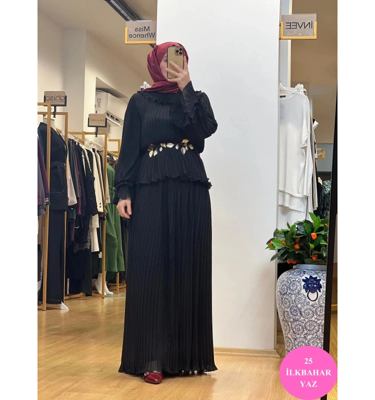 Jamıla Sarah Nefise Elbise SS25-3101