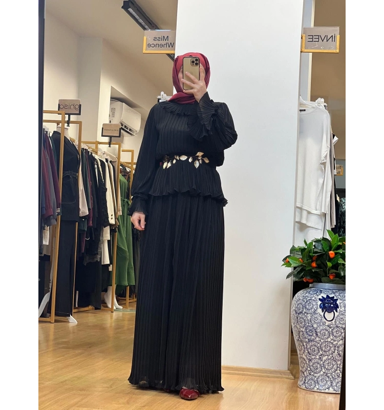 Jamıla Sarah Nefise Elbise SS25-3101