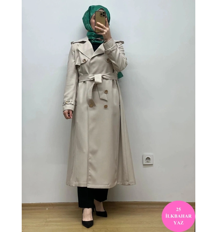 Jamıla Sarah New Diva Trenç SS25-4026