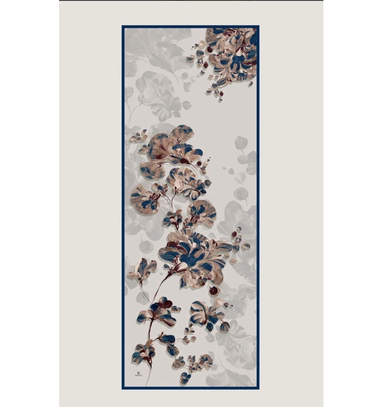 Kehribar Krep İpek Şal 70x190cm