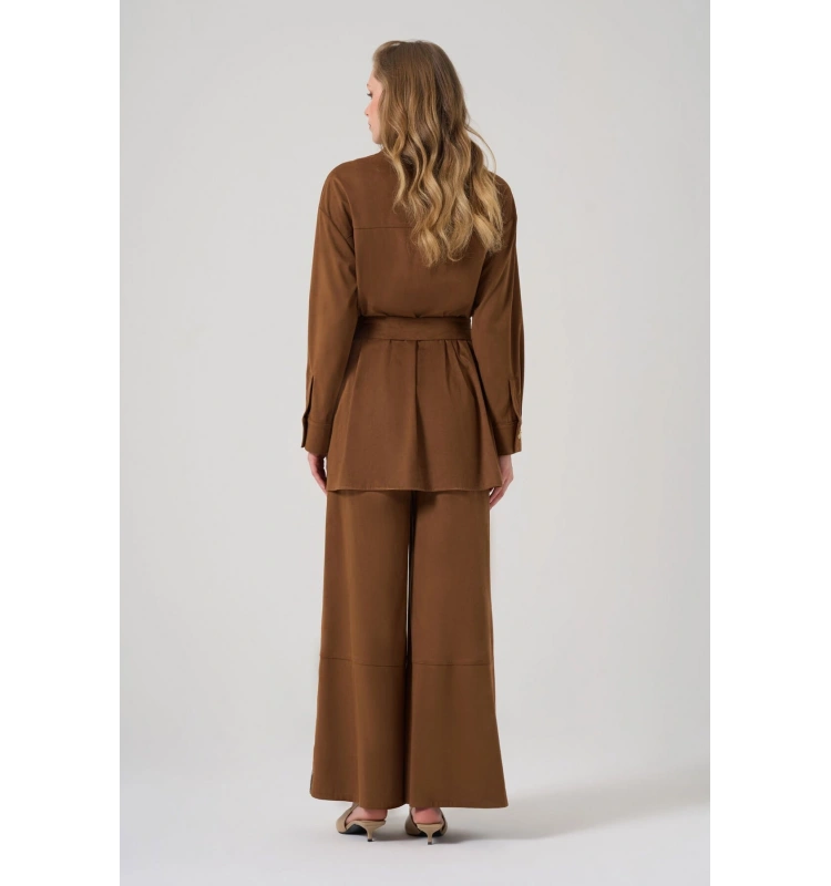 Mascara Kuşaklı Gömlek 56MK2108