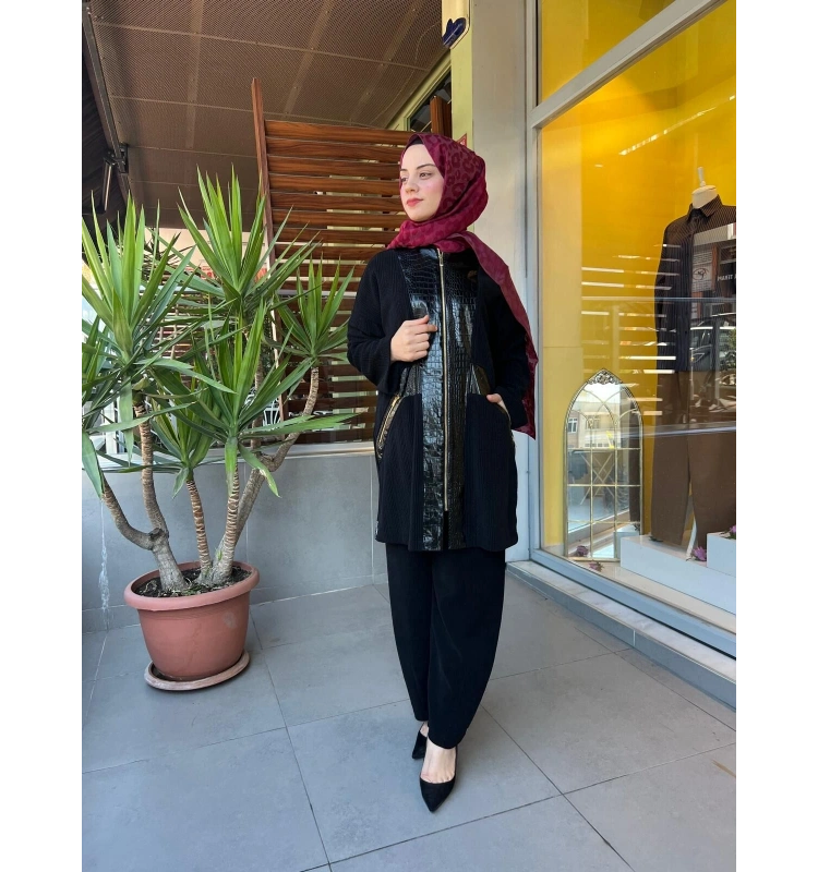 Mascara Önü Fermuarlı Ceket 56MK1115