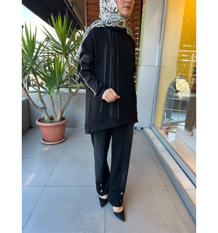 Mascara Paçalar Düğmeli Pantolon 56MK3118