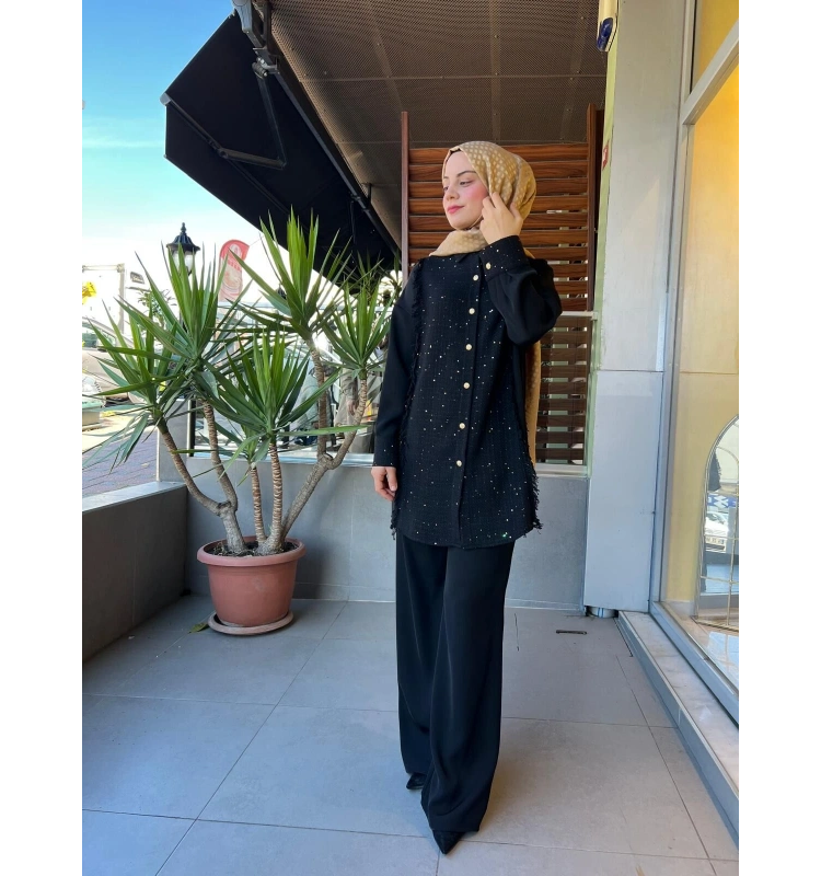 Mascara Püsküllü Tüvit Gömlek 56MK2125