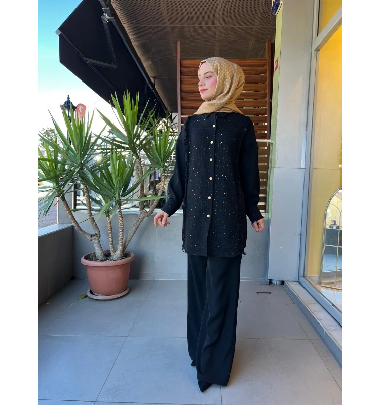 Mascara Püsküllü Tüvit Gömlek 56MK2125