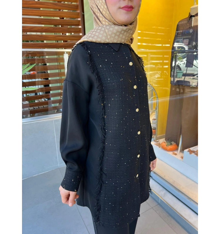 Mascara Püsküllü Tüvit Gömlek 56MK2125