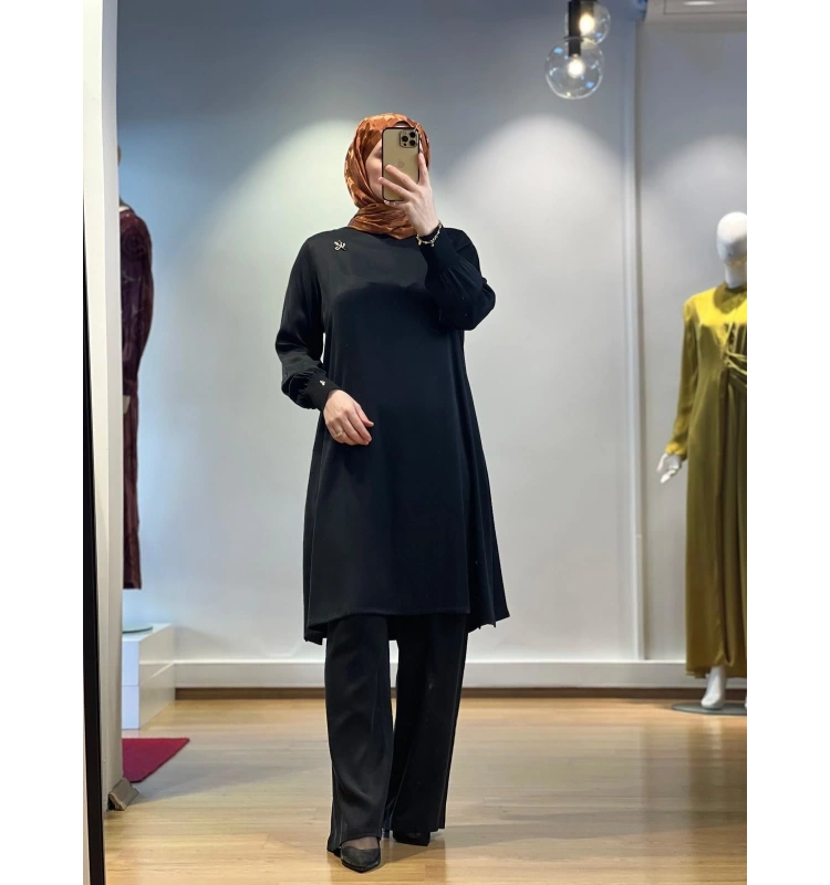 MissDalida A Kesim Cupro Tunik T25K-6004