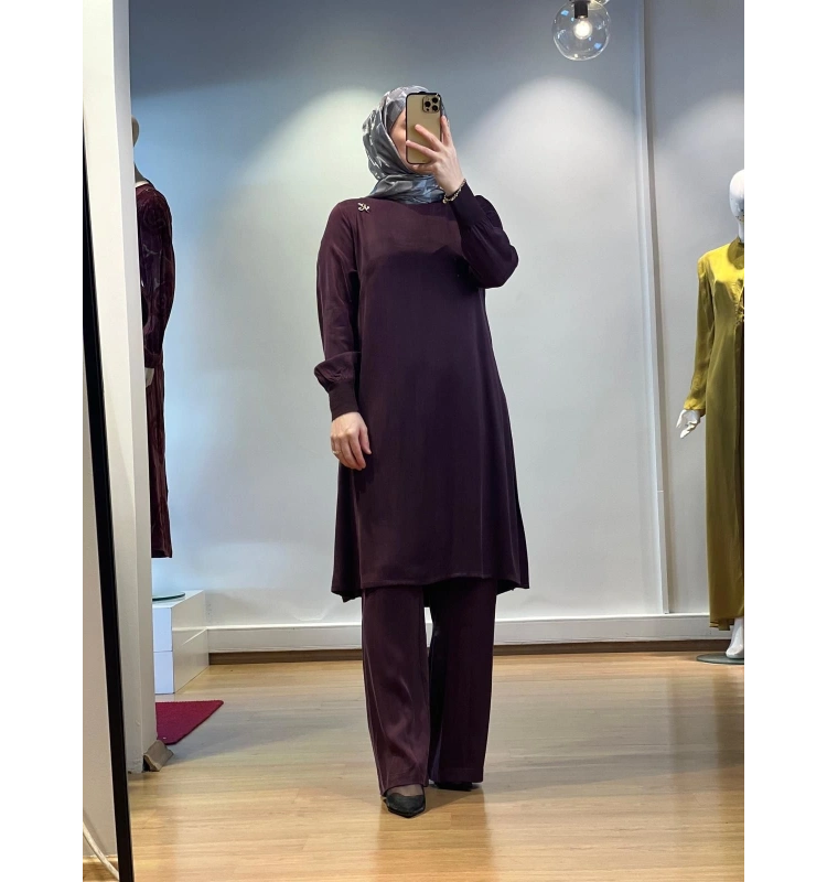 MissDalida A Kesim Cupro Tunik T25K-6004