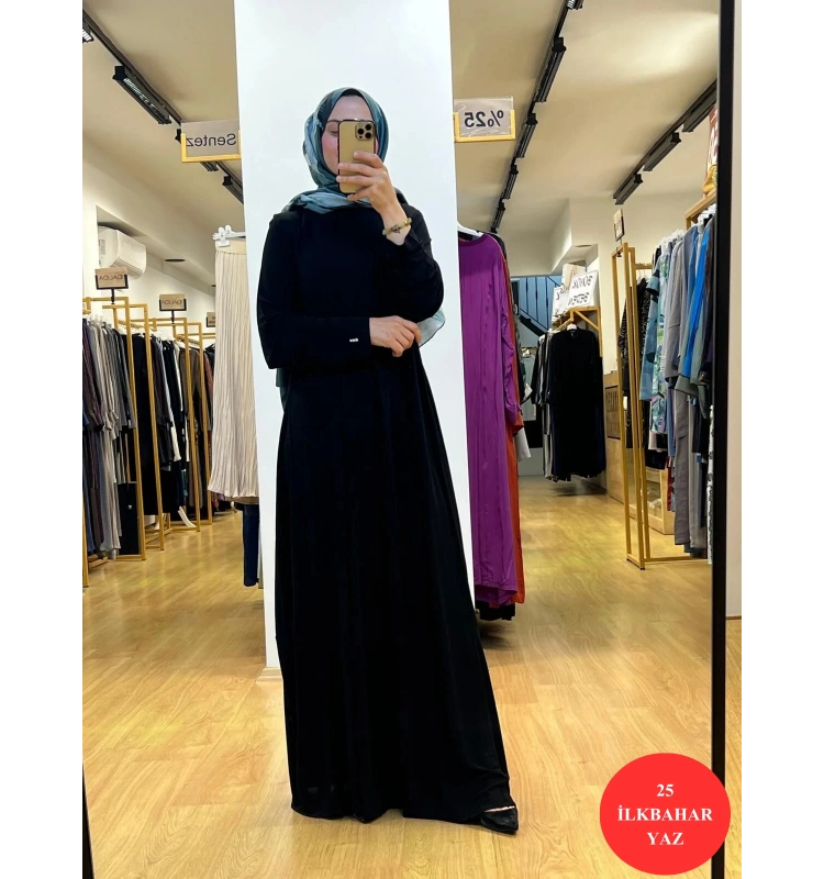 MissDalida A Kesim Yuvarlak Yaka Elbise T25Y-4070