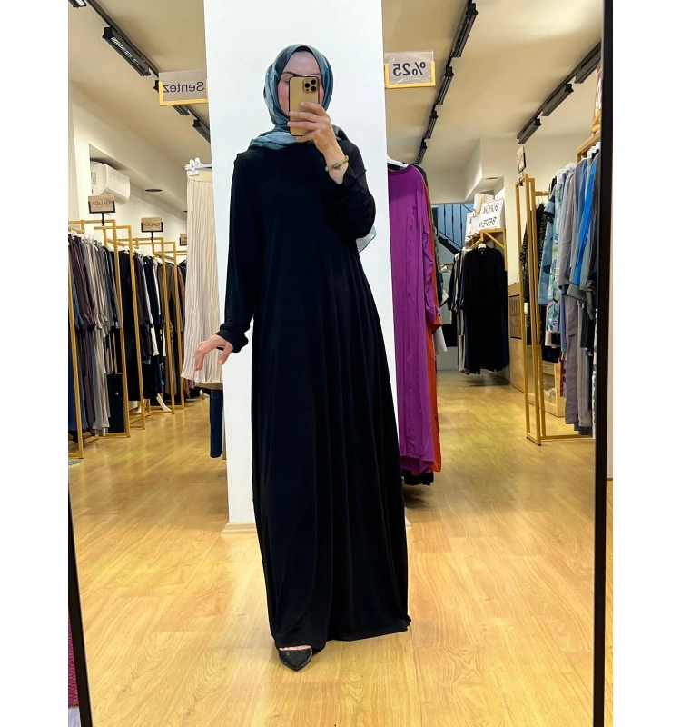 MissDalida A Kesim Yuvarlak Yaka Elbise T25Y-4070