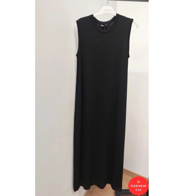 MissDalida Basic Kolsuz Triko Elbise 25Y-4012