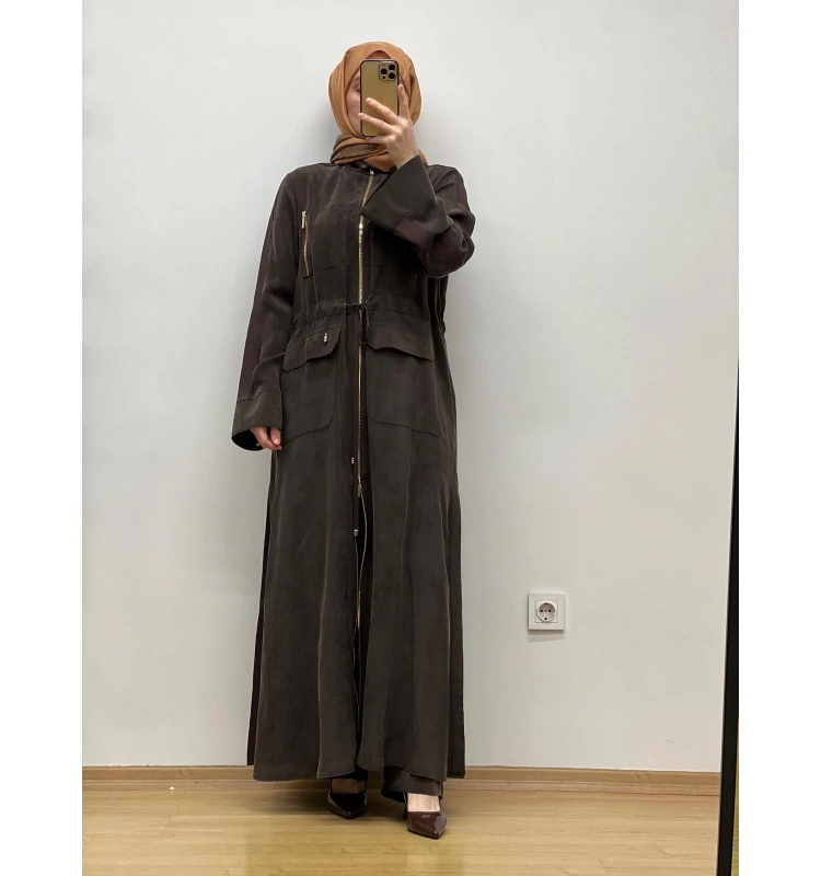 MissDalida Beli Büzgülü Cupro Ferace T25Y-8013