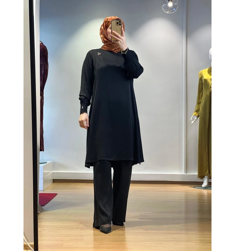 MissDalida Bol Paça Cupro Pantolon T25K-7015