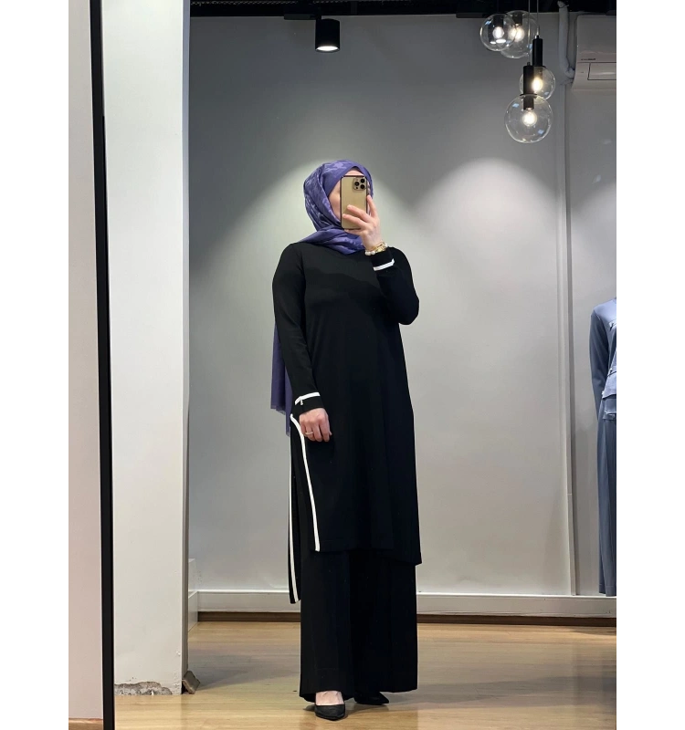 MissDalida Bol Paça Triko Pantolon 25Y-7001