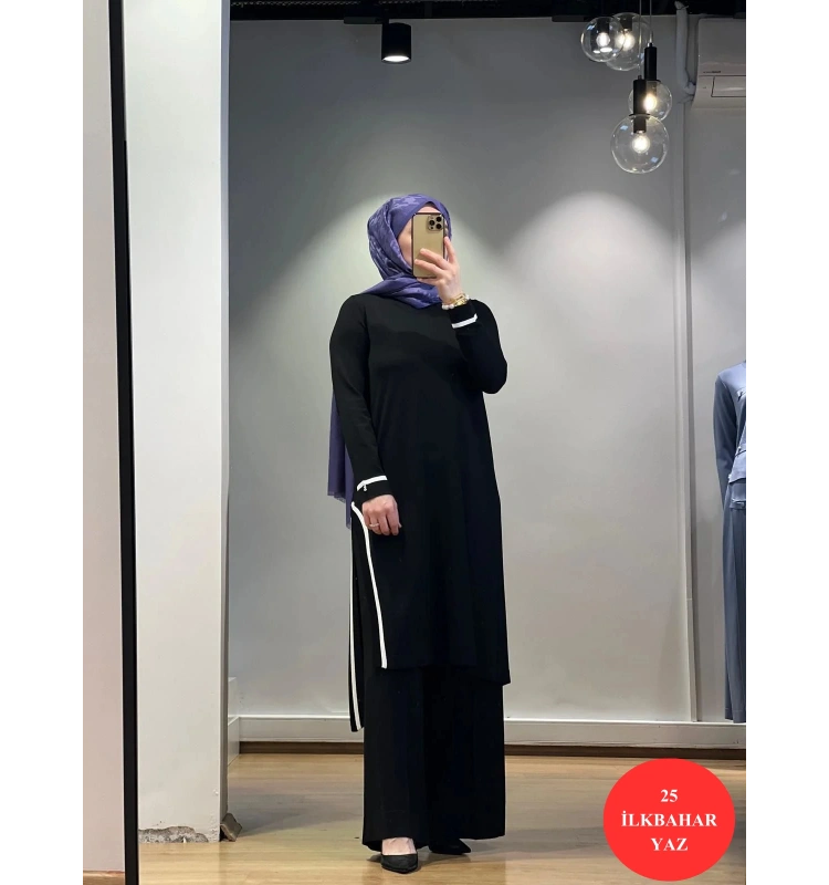 MissDalida Bol Paça Triko Pantolon 25Y-7001