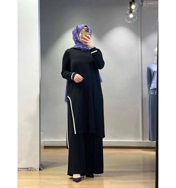 MissDalida Bol Paça Triko Pantolon 25Y-7001