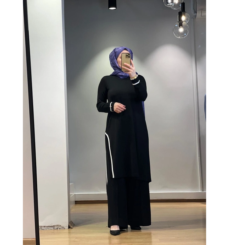 MissDalida Bol Paça Triko Pantolon 25Y-7001