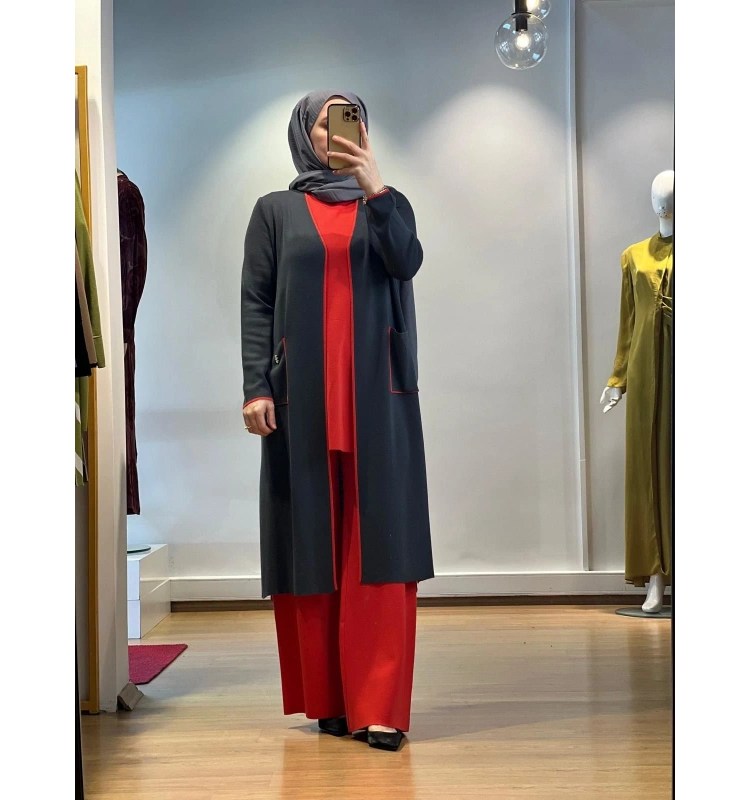 MissDalida Bol Paça Triko Pantolon T24K-7001