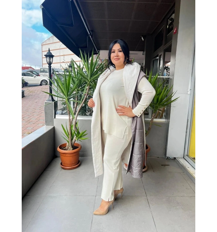 MissDalida Dar Paça Triko Pantolon T25K-7000