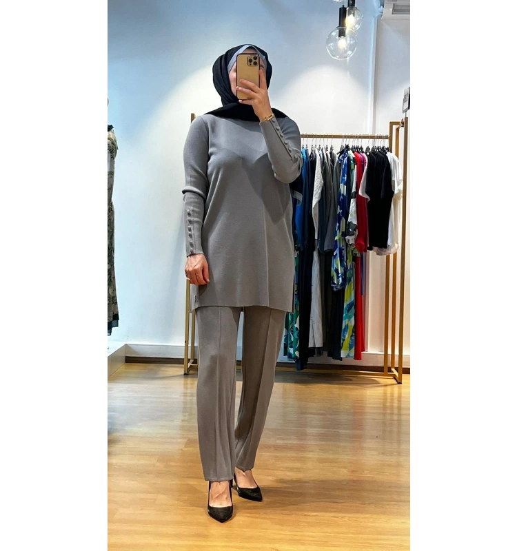 MissDalida Dar Paça Triko Pantolon T25K-7000