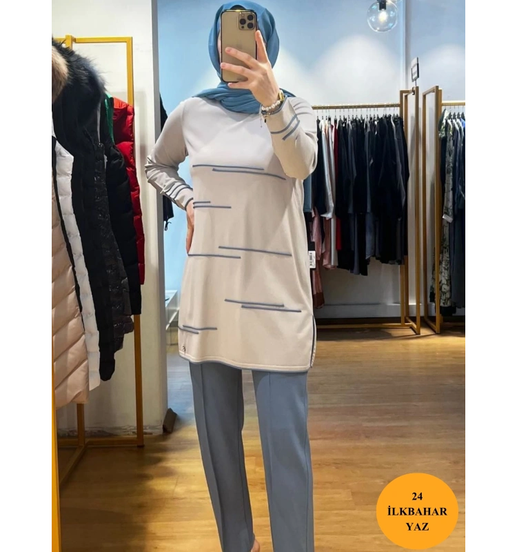 MissDalida Dar Paça Triko Pantolon T26Y-7000