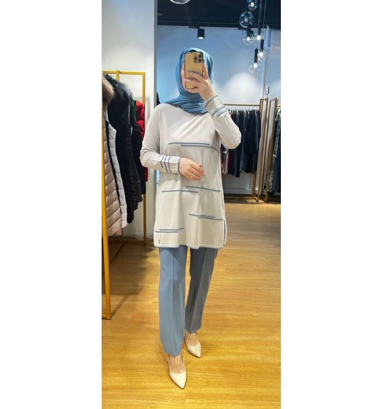 MissDalida Dar Paça Triko Pantolon T26Y-7000