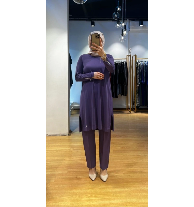 MissDalida Dar Paça Triko Pantolon T26Y-7000